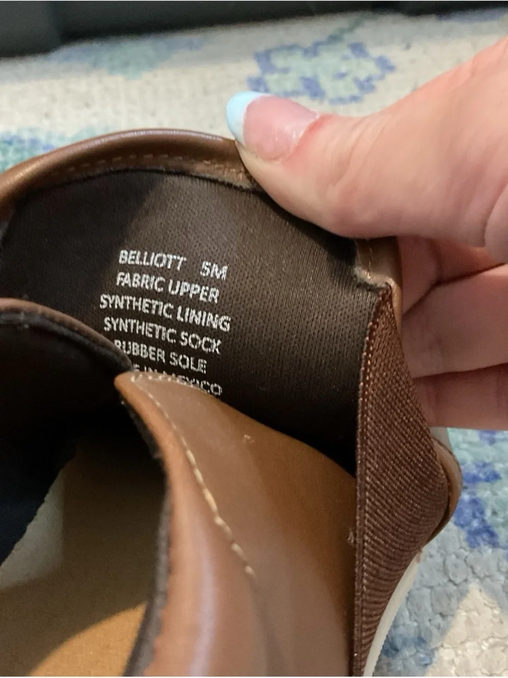 Steve Madden Brown Slip-On Leather Loafers with White Sole